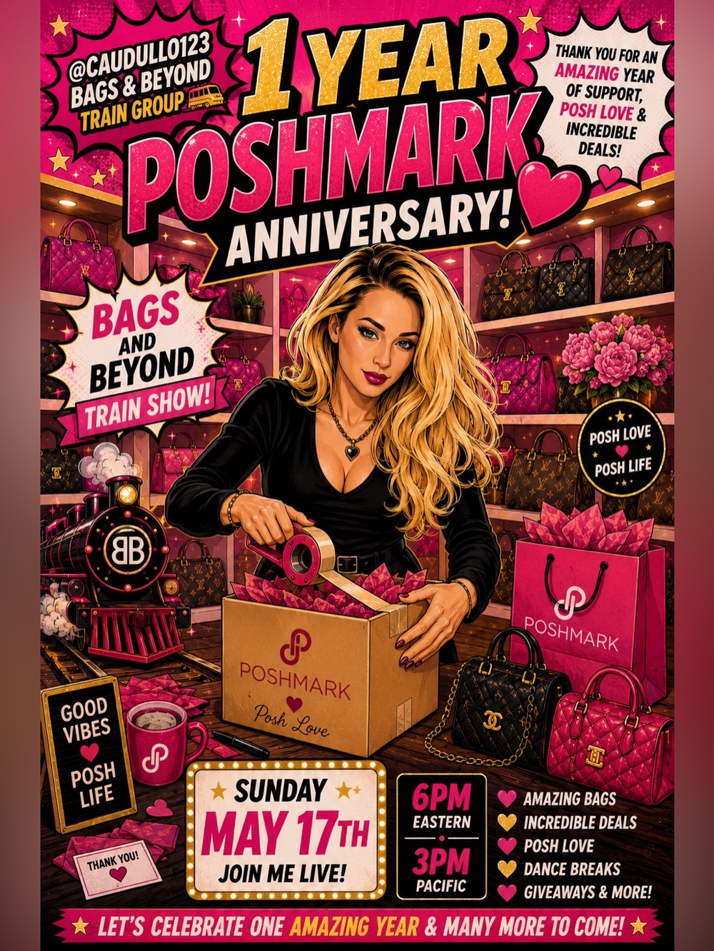 One Year Anniversary May 17th Sunday
